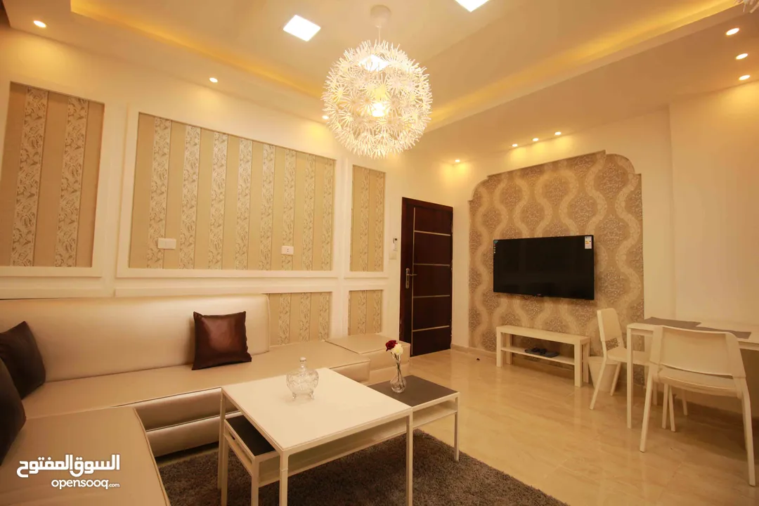 "Furnished apartment for rent in Amman. Al-Shmeisani - near Abdali Boulevard." (Yearly)