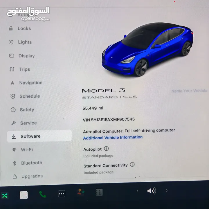 Tesla Model 3 2021 standard plus تسلا ستاندر بلس 2021