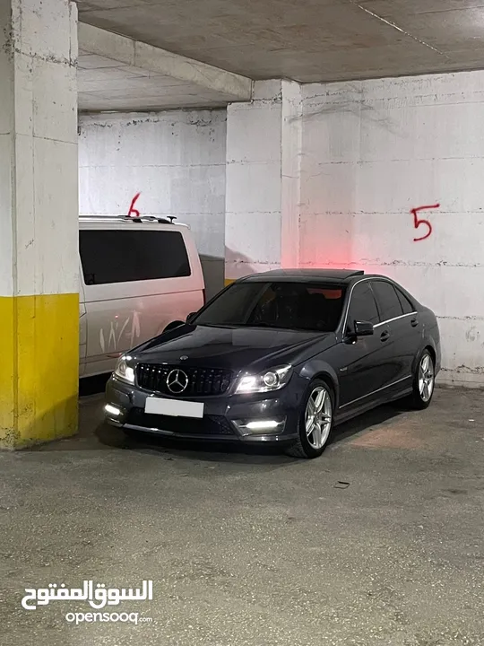 Mercedes c200 بويه شركة فللللللللل مع بانوراما ب الورقه