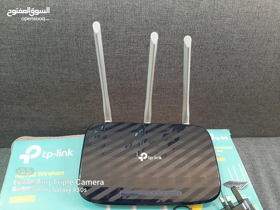 TP-Link AC750 C20 Wireless Dual Band Router Archer  راوتر منزلي لاسلكي ثنائي النطاق من توب لينك