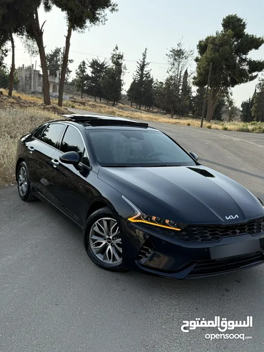 كيا KIA K5 2022 فل اعلى صنف بنوراما وارد كوري جمرك جديد مواصفات خاصة من الشركة كاش او اقساط باقل سعر