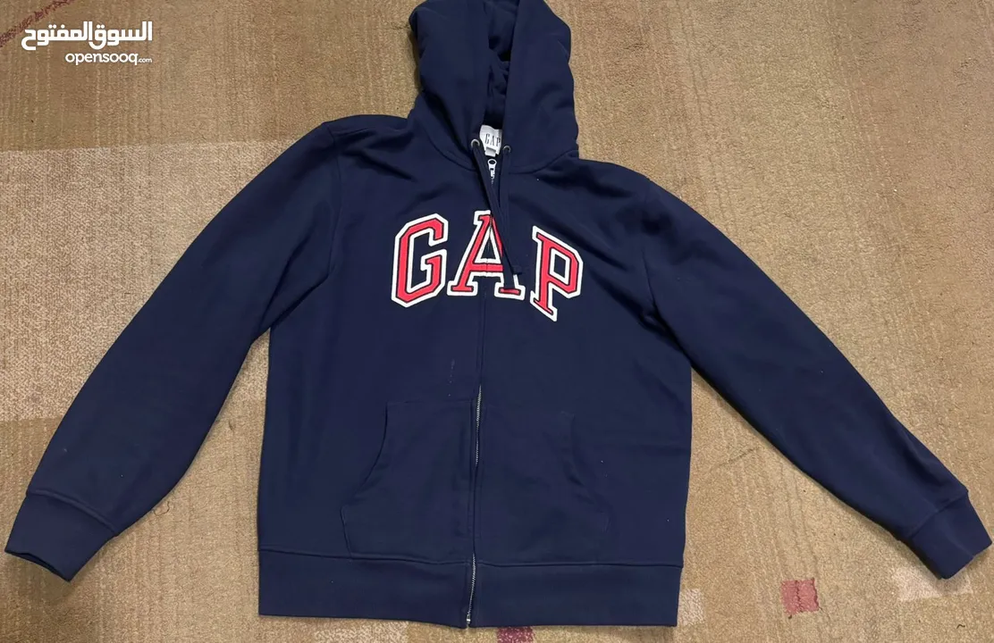 Northface Jacket And GAP Sweater, Size XL and L.