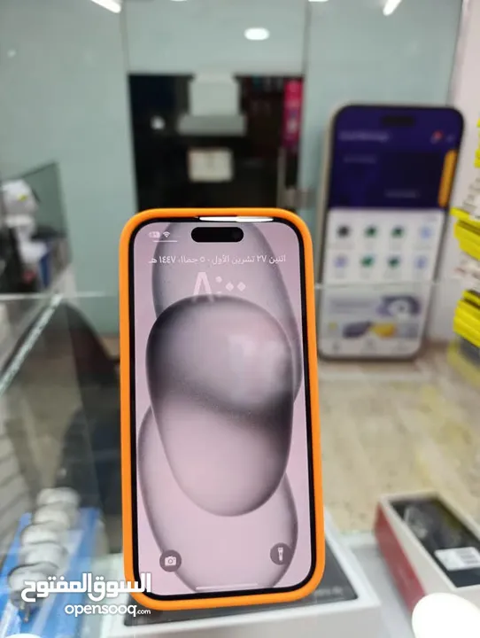 iPhone 15 مستخدم نضيف مش مفتوح ولا مصلح