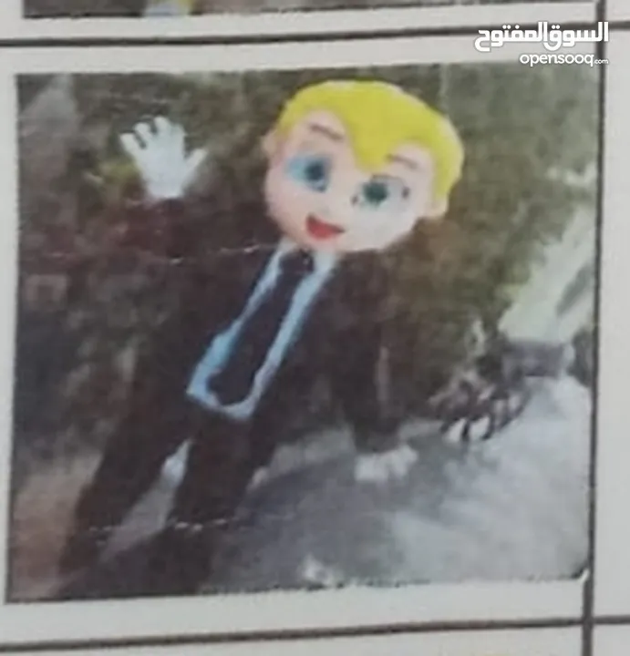شخصيات كرتونية بابا سنفور وسنفورة ومتوفر جميع الشخصيات