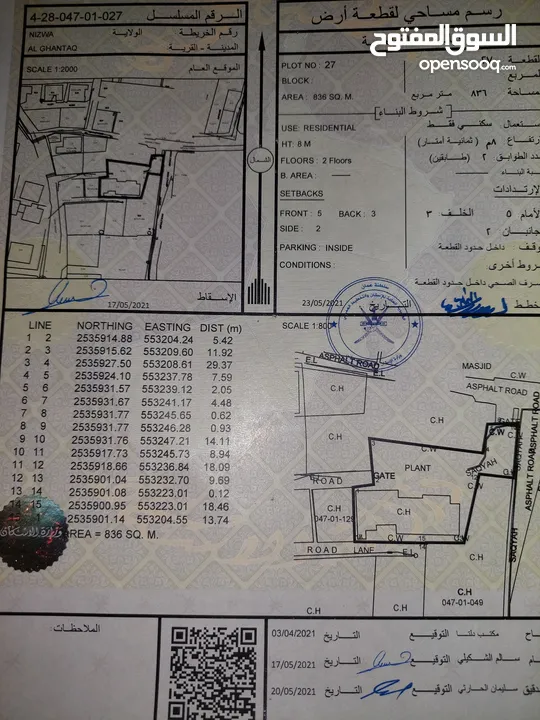 بيت "بناية" للبيع الموقع  نزوى "الغنتق"  ... رجاءا إقرأ باقي الوصف في الأسفل