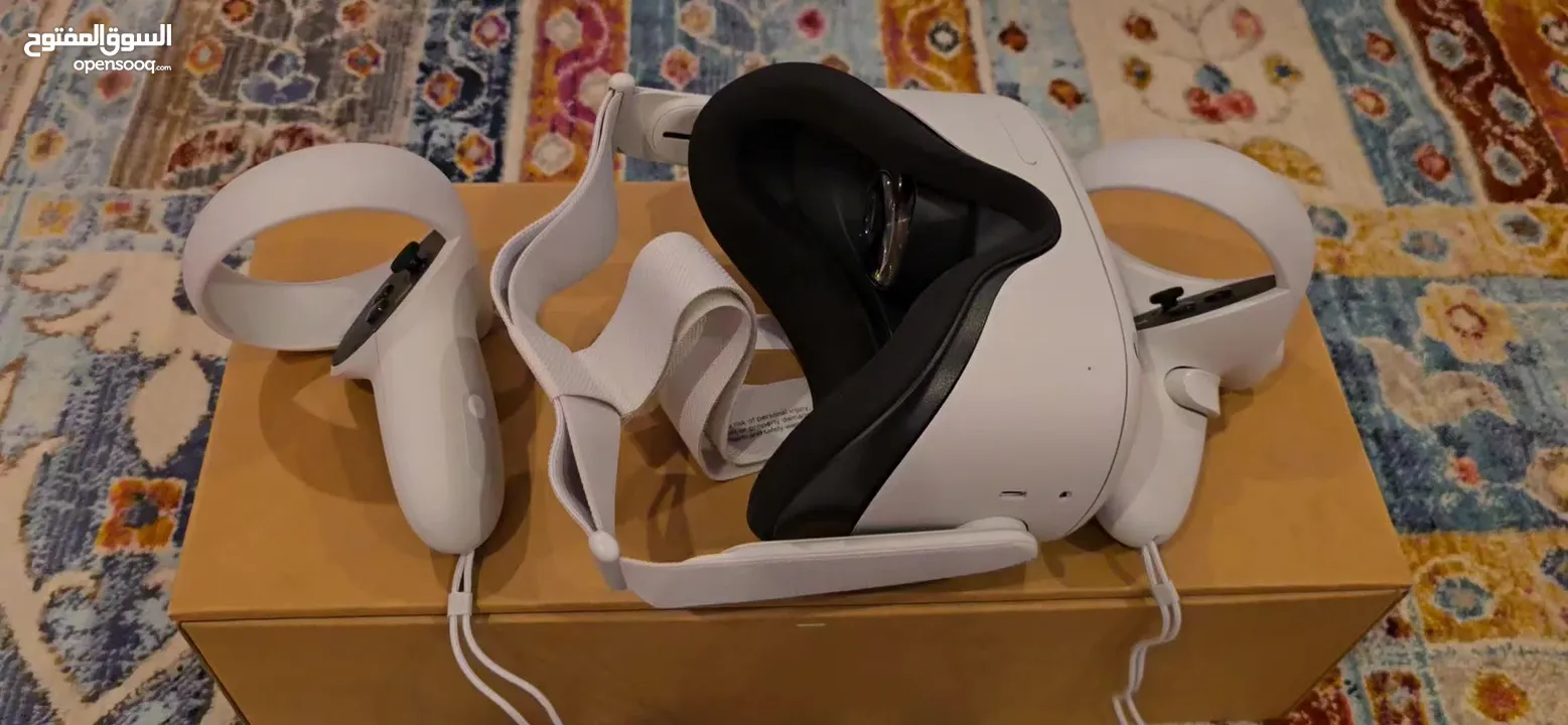 استخدام مرة واحدة مع كفالة اكسايت الغانم VR Meta quest 2 256GB