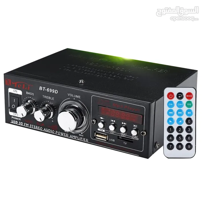 امبلفير مضخم صوت Audio Amplifier 2 Channels Bluetooth BT-699 مضخم صوت