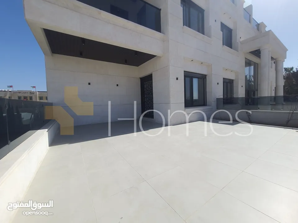 شقة ارضية دوبلكس للبيع في الدمينة بمساحة بناء 340م