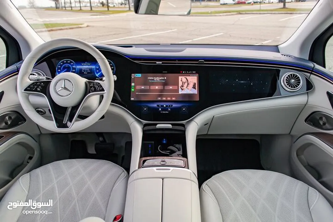للبيع  مرسيدس MERCEDES EQS 580 SUV 4MATIC  موديل 2023  كهربائية بالكامل  7 مقاعد  فل كامل