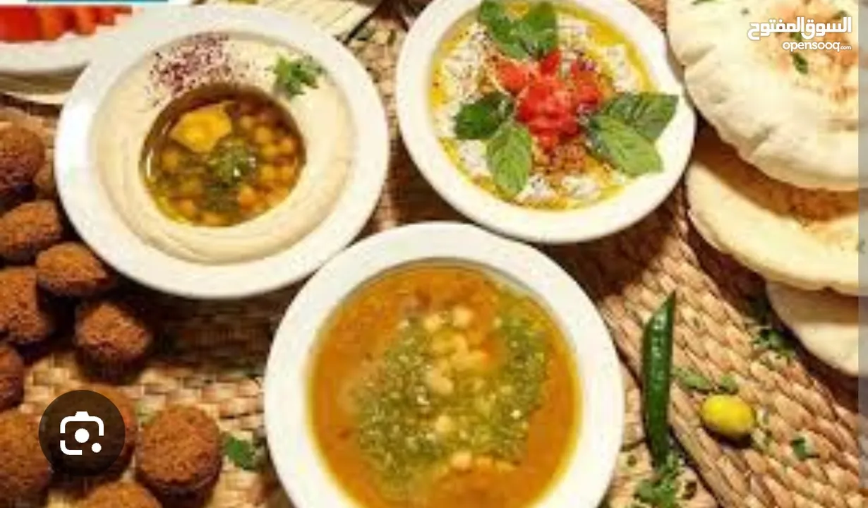مطعم حمص وفلافل وسناكات للضمان