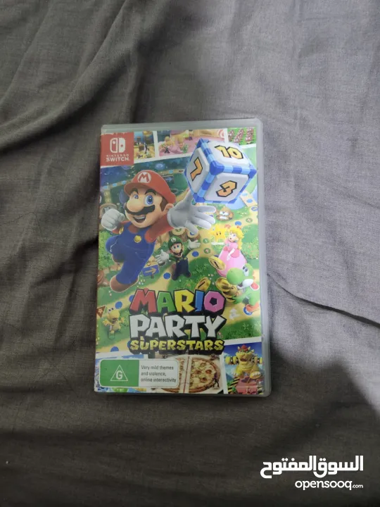 لعبة نينتندو سويتش super Mario party superstarsنينتندو سويتش مع كينترولار