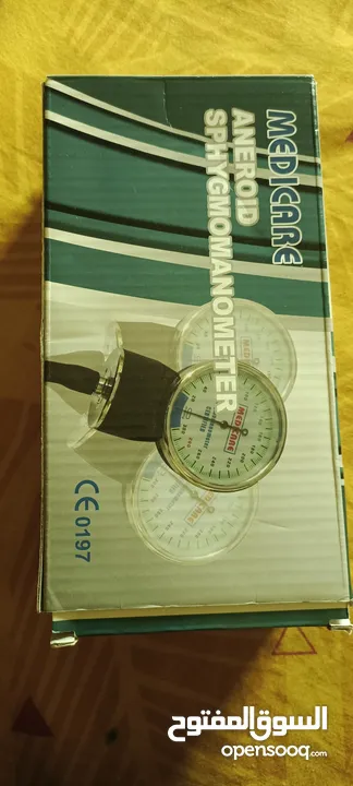 blood pressure monitor meter with stethoscope