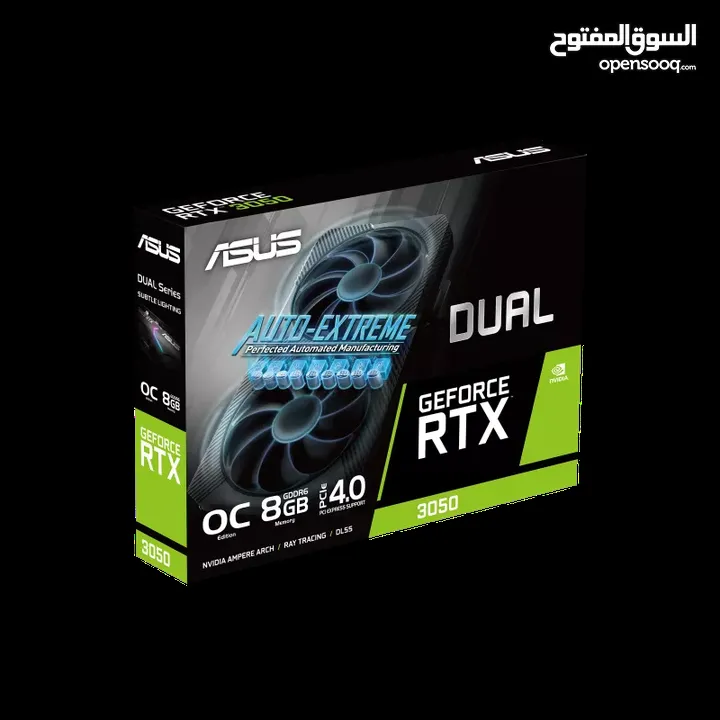 ASUS Dual GeForce RTXTM 3050 OC Edition 8GB GDDR6