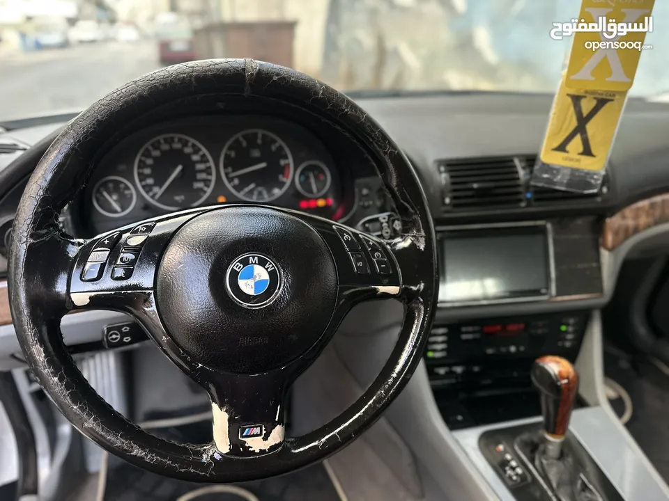 bmw E39 للبيع كاش او دفعه وشكات نابلس/ فلسطين