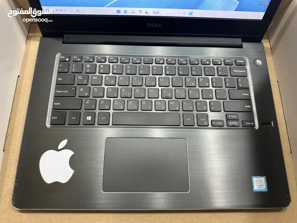 لابتوب dell جيل سابع كيبورد مضيء بحالة ممتازه سعرر حررق