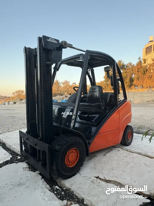 رافعة شوكية من نوع لندا الألماني  Linde forklift  3.5 t