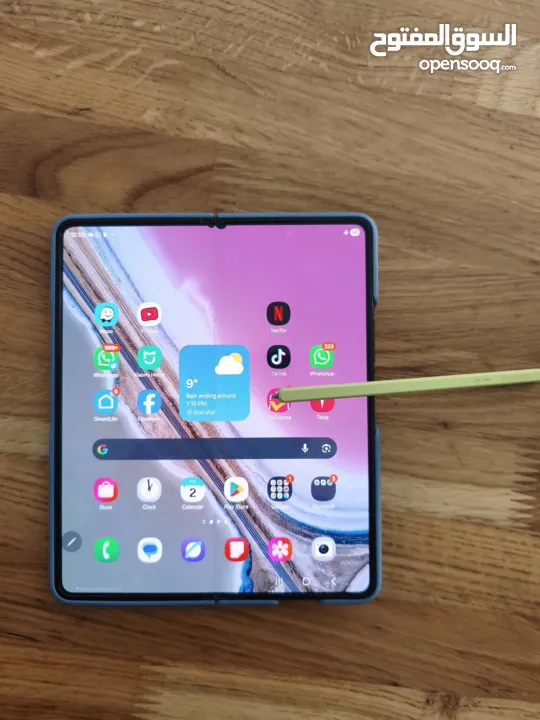 جهاز سامسونج فولد 5 مع كفرين سامسونج اصلي