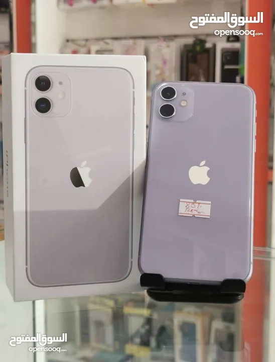 أقل الأسعاار : جوالات iPhone 11 64gb نظييفه بحالة الوكالة مع كرتونها و ملحقاتها