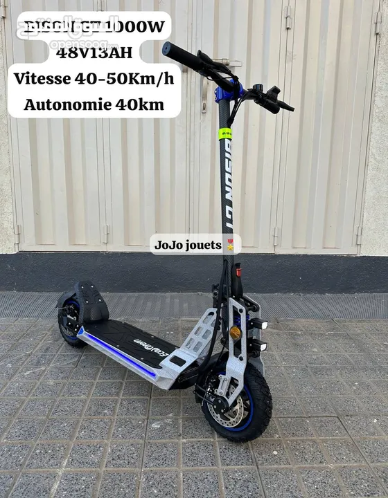 TROTTINETTE ÉLECTRIQUE BISON GT CARBON 1000W