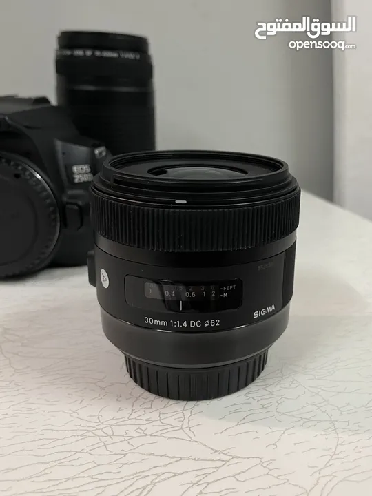 عدسة سيجما 30mm f1.4 ، للكانون EF.