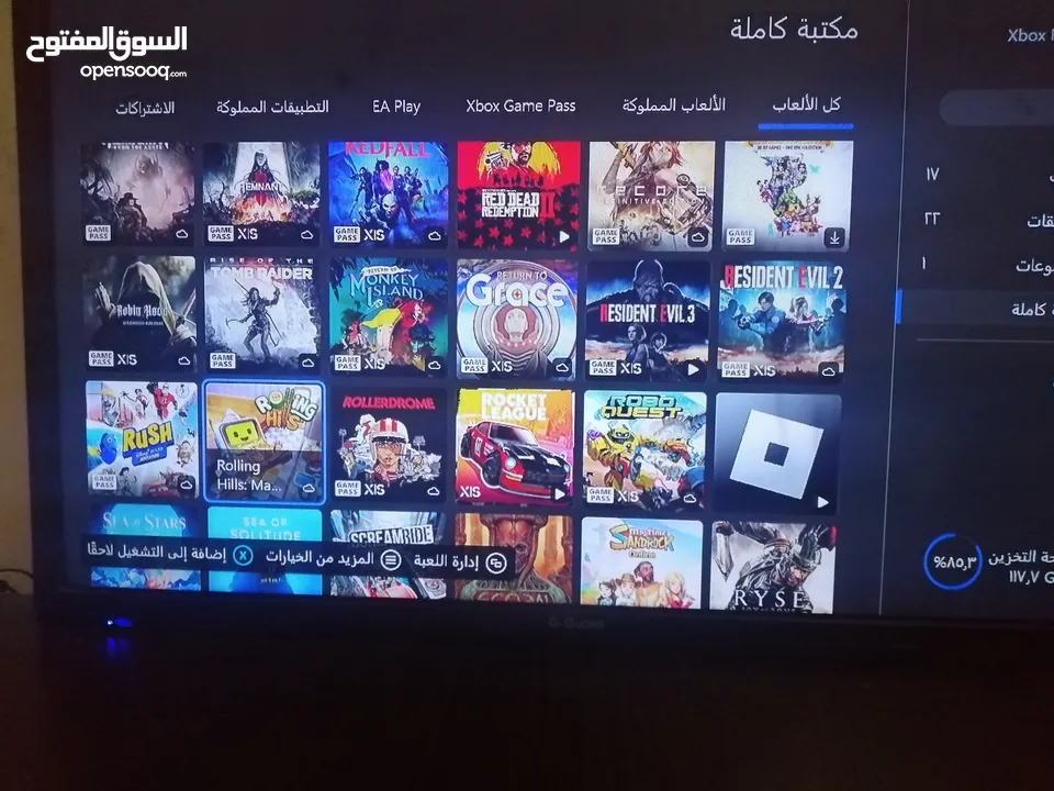 XBOX Series s استعمال طفيف مع كفالة