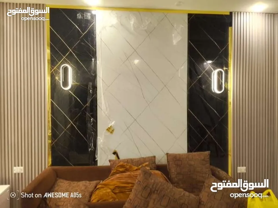 تركيب جميع انواع الديكور الداخلي و الخارجي احدث التصميم للجبسومبورد وبديل الخشب وبديل الحجر وبديل ال