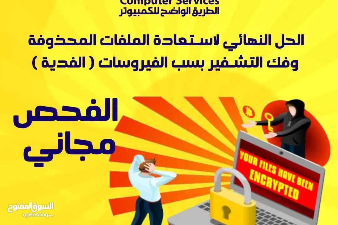 خدمة استرجاع البيانات وصيانة الملفات المتضررة  RECOVERY DATA