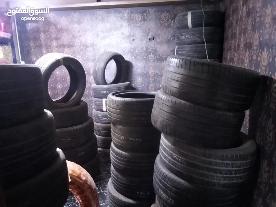 محل اطارات وبناشر وتبديل زيوت وكهرباء سيارات للبيع بداعي السفر  للتواصل والاستفسار