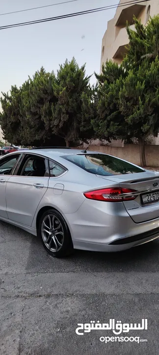 فورد فيوجن سبورت بكج فتحه2017 فحص كامل مالك واحد من الحره كلين تايتل صيانة الشركه ممشى قليل 95الف