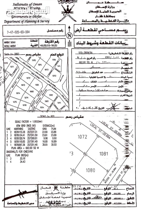 اراضي مرباط للبيع