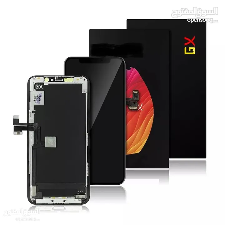 ‎شاشة IPHONE XS MAX  نوع GX OLED نخب الأول  .