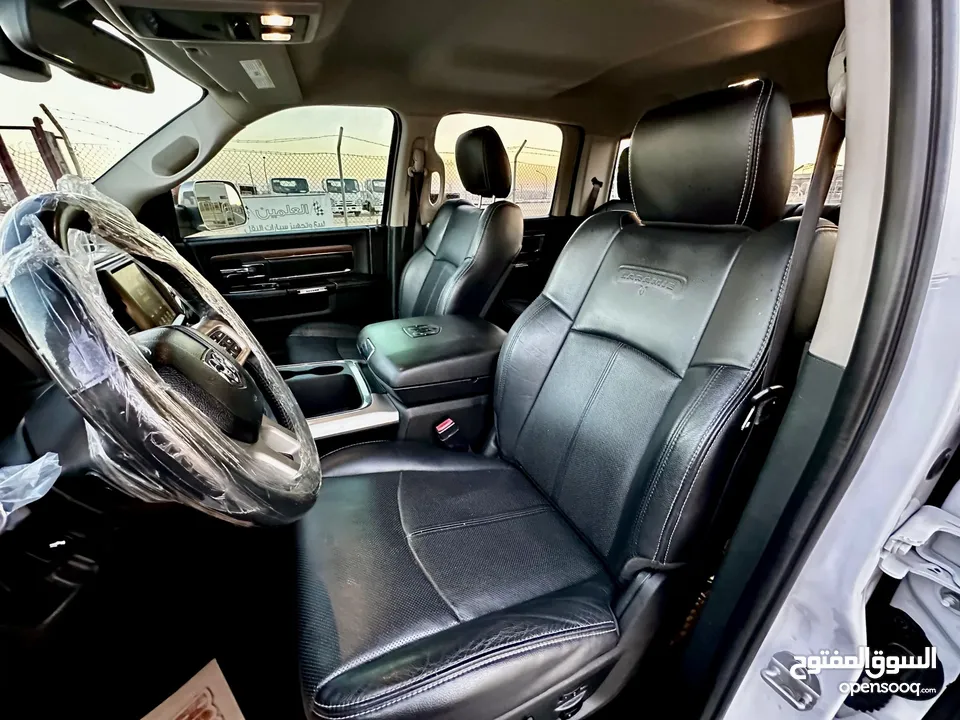 Ram 1500 ecodiesel Laramie 4x4 2017 فحص ، كلين ، تيربو ديزل ، مميز