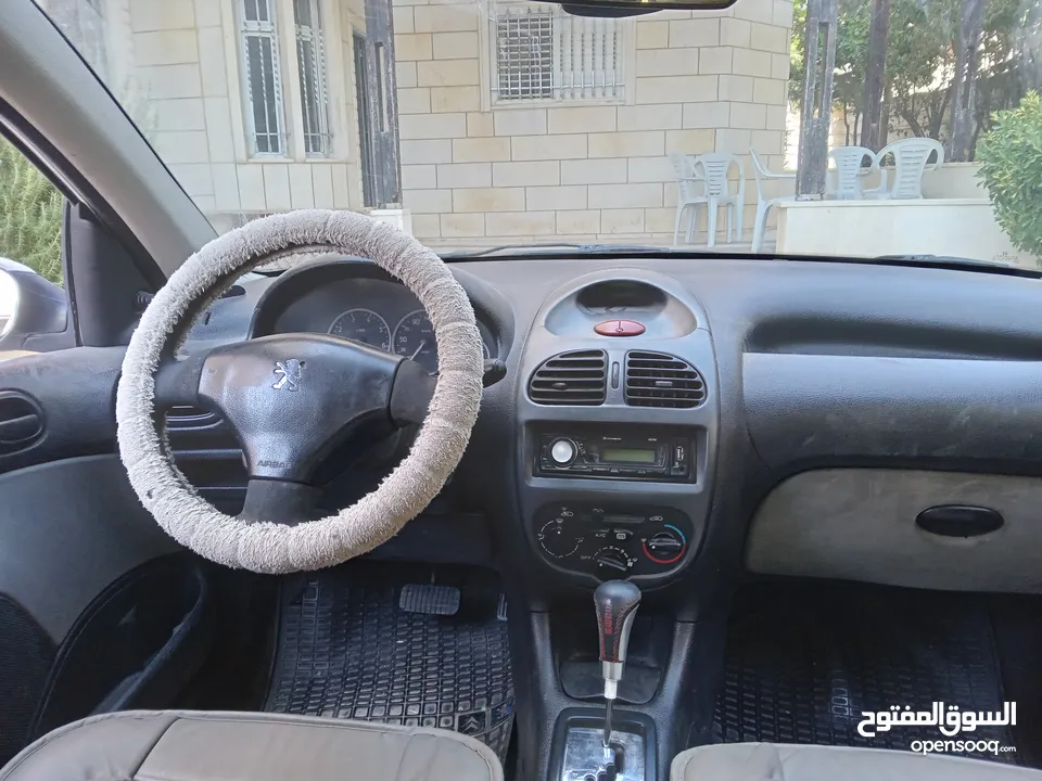 ببجو 206 مديل 2008 اتمات متور 1600