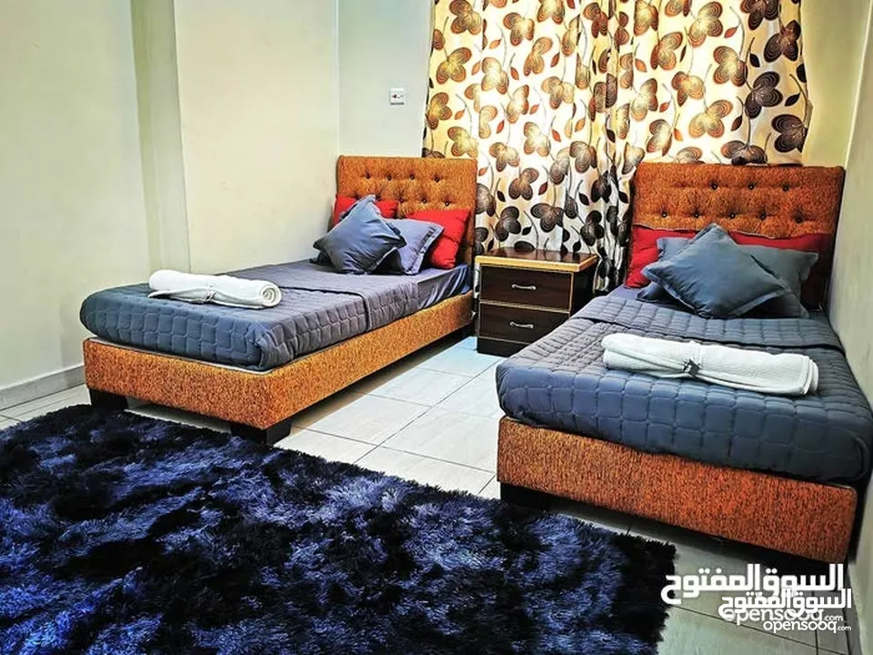 شقة مفروشه للايجار اليومي في اربد شارع الجامعه سوبر ديلوكس  بأسعار مناسبه للجميع