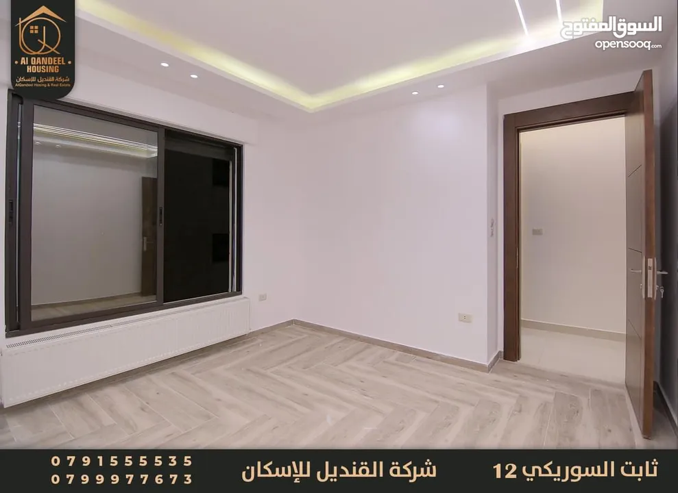 شقة جديدة لم تسكن مع مطبخ راكب تشطيب سوبر ديلوكس