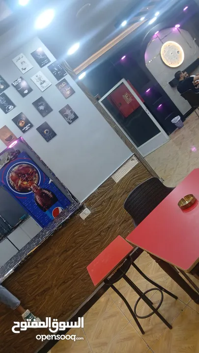 مقهى شعبي  للبيع مع جميع معداتو