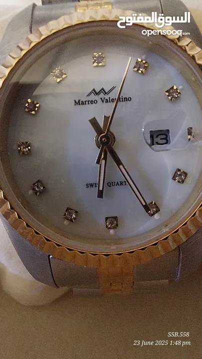 ساعة يد نسائي نوع marreo Valentino جديدة  كاملة مع العلبة
