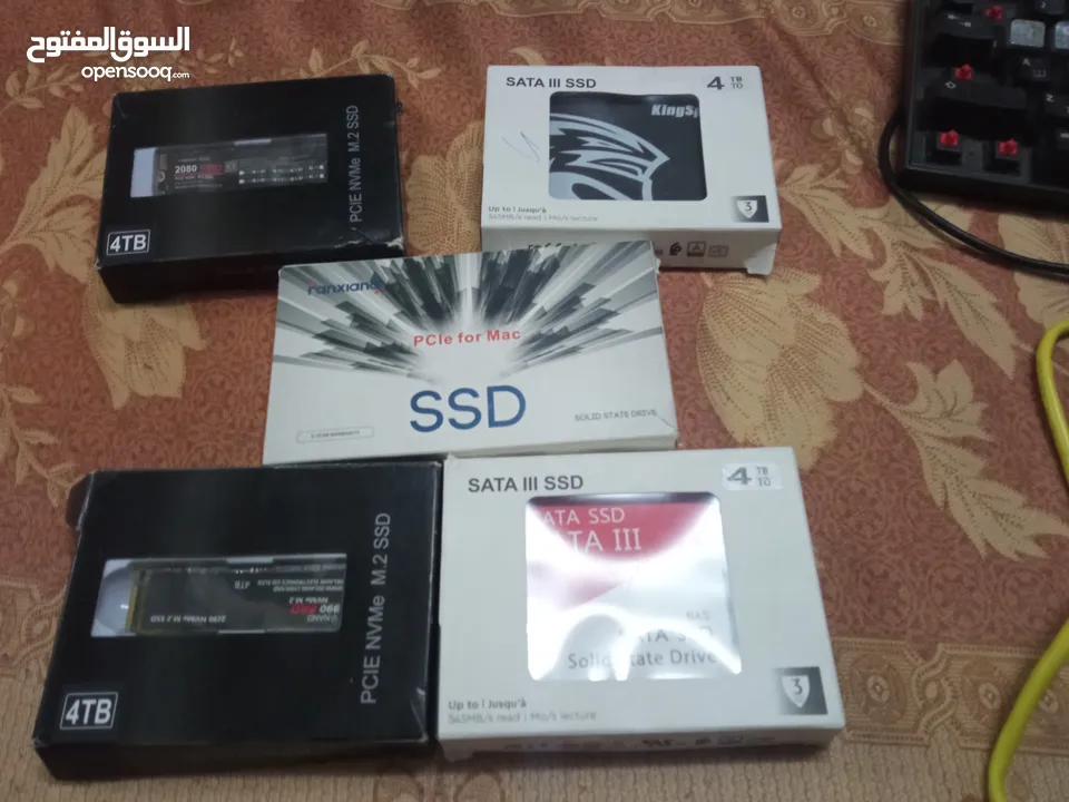 هاردات ssdوm.2 حجم ضخم وهلثي 100 4tbو2tb