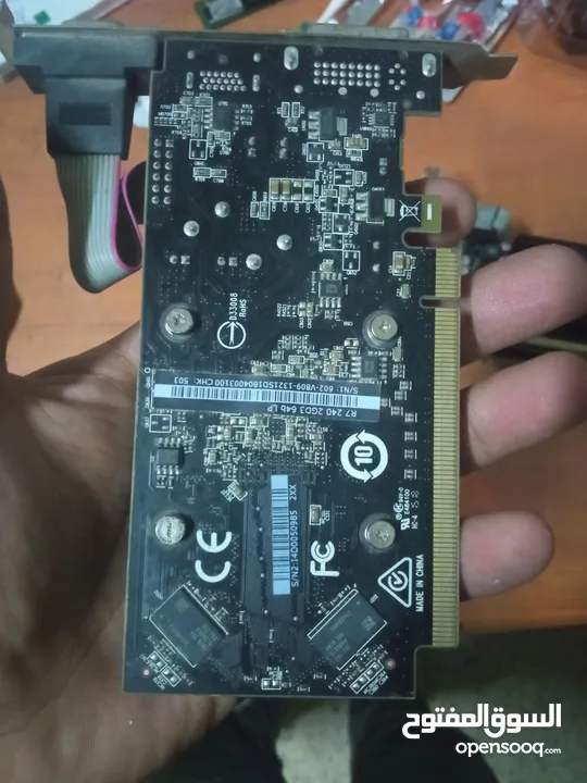 كروت شاشة   R7 240 2gb و gt 710
