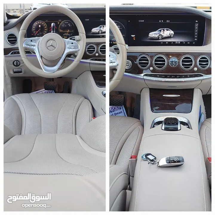 مرسيدس S450 السيارة قمه بالنظافة كرت مسرفسه بالكامل فرصه بسعر التكلفة