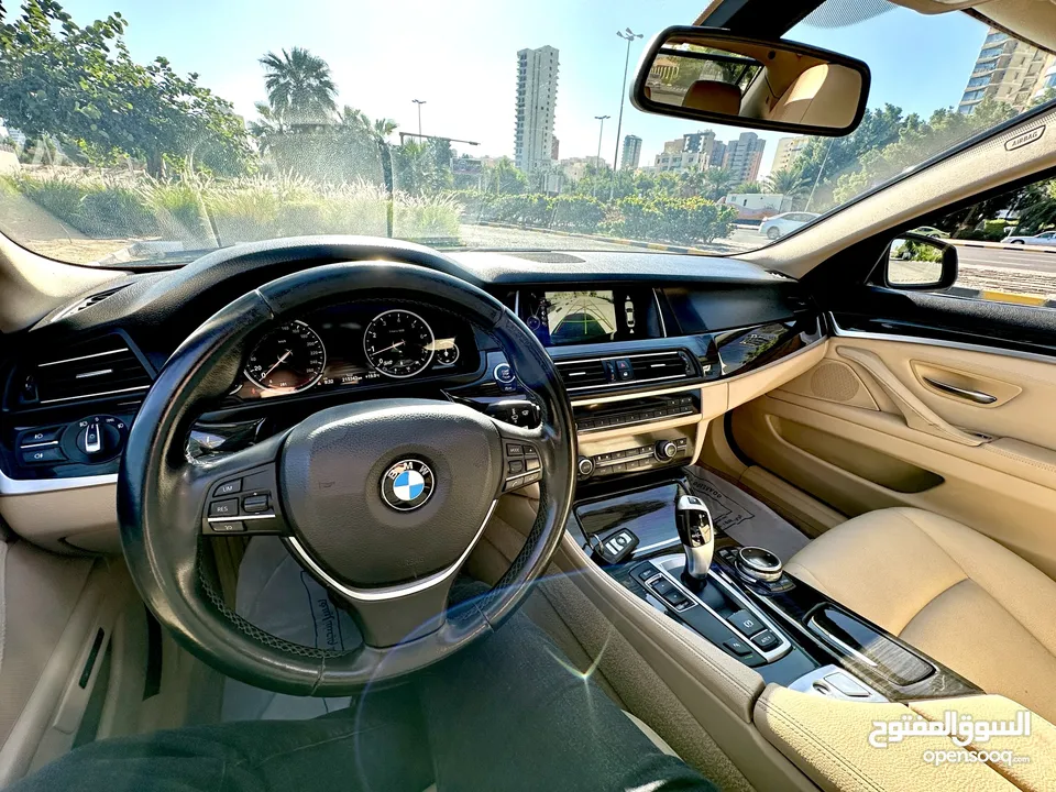‏BMW 520 I 2015 العداد 215 السعر 3250