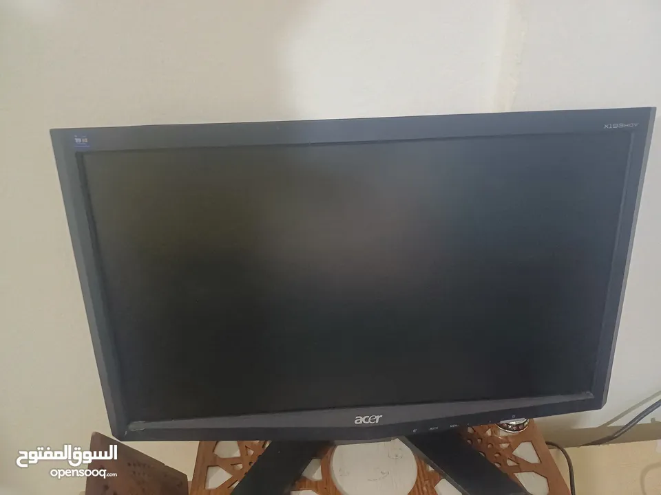 شاشه كومبيوتر ايسر acer شاشه جيده قابل للمساومه و التفاوض