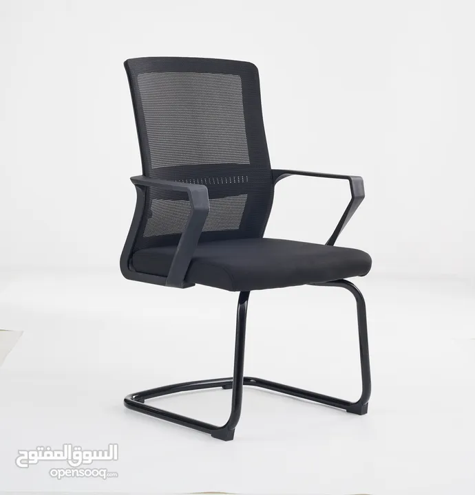 Modern Vistor Office Chair_Comfotable Waiting Room Chair with Strong Metal frame for Office