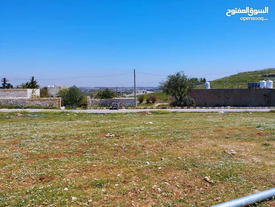 قطعة أرض للبيع بجانب شارع مادبا الغربي (ناعور - حسبان)