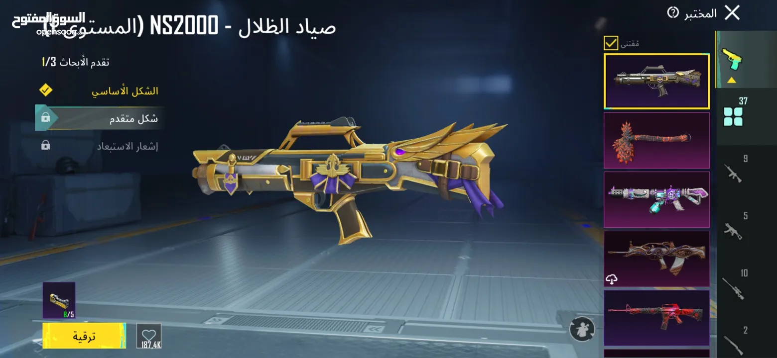 حساب ببجي للبيع