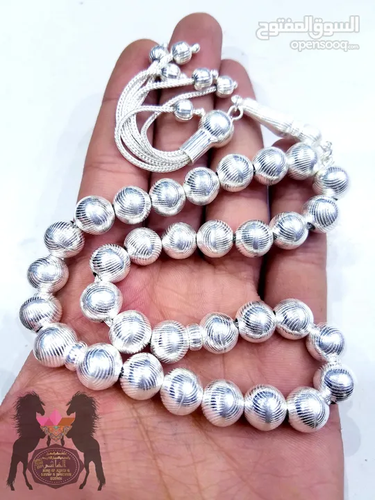 عرض مجموعه من سبح (مسابح فضة ) عيار 925 Show collection of rosaries Silver rosaries