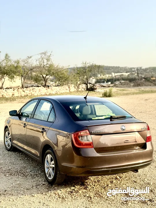سكودا رابيد 2017 اتومات ماتور 1400 بنزين تيربو سعرر ع الكااش