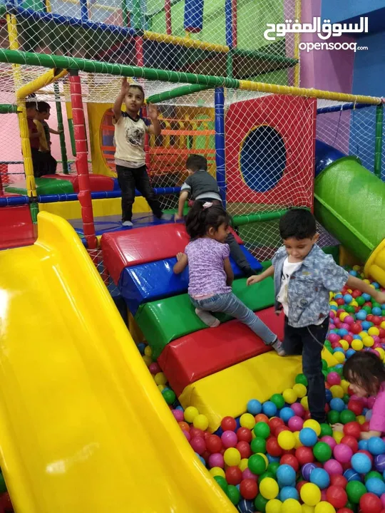 تفصيل متاهات وترامبولين تركيب مواسير فوم ارم فليكس وشبك play area