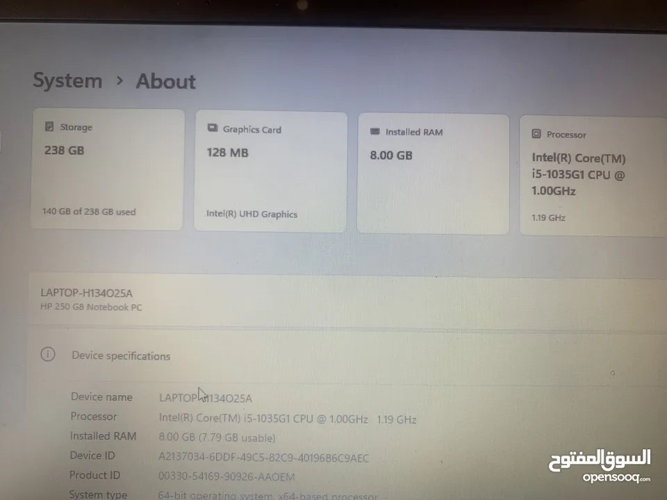 hp laptop windows core i5