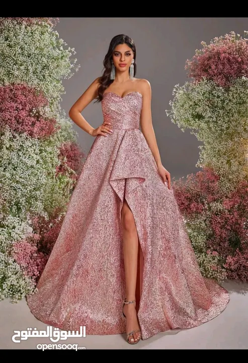فستان سهرة جديد مش مستعمل جميل جدا جدا من افخم فساتين شي ان shein